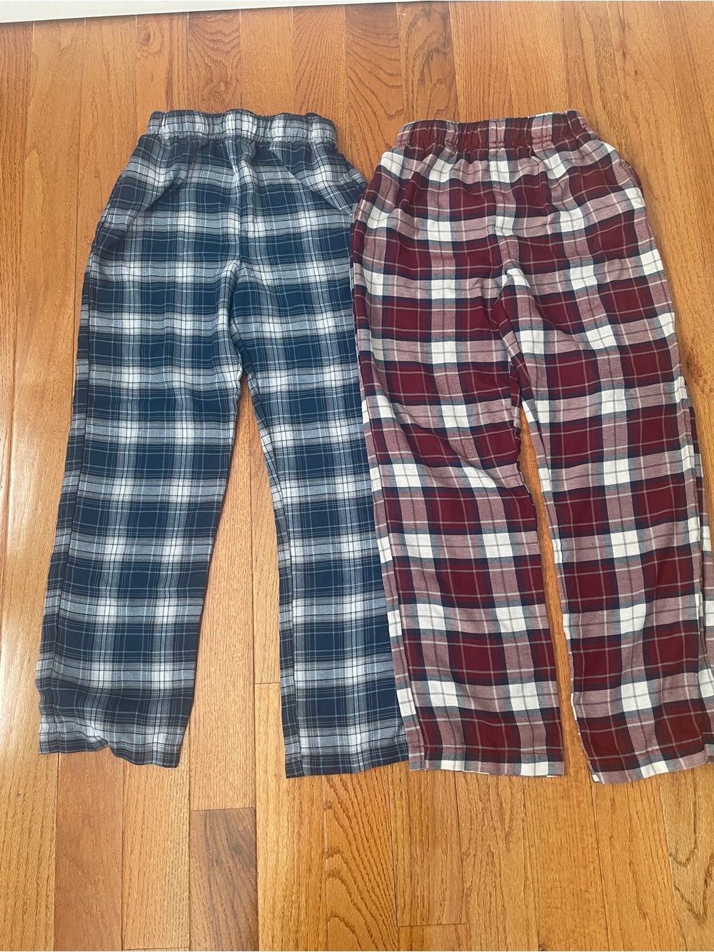 Unisex kids Plaid Flannel Pajama Pants